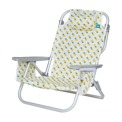 Pineapple Reclining Beach Chair