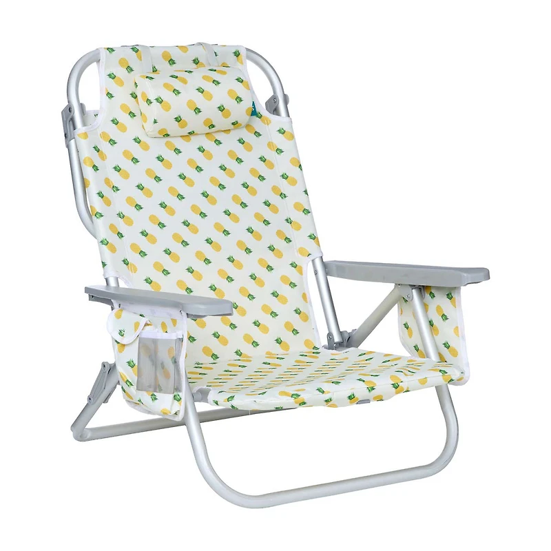 Pineapple Reclining Beach Chair