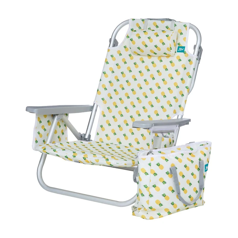 Pineapple Reclining Beach Chair