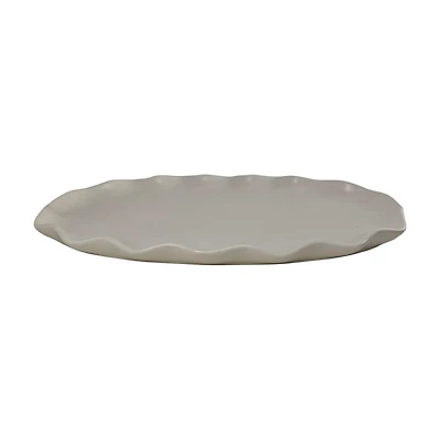 Wavy Edge Dolomite Serving Tray, 12 in