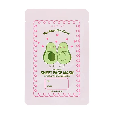 Valentine's Day Avocado Sheet Face Mask