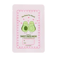 Valentine's Day Avocado Sheet Face Mask