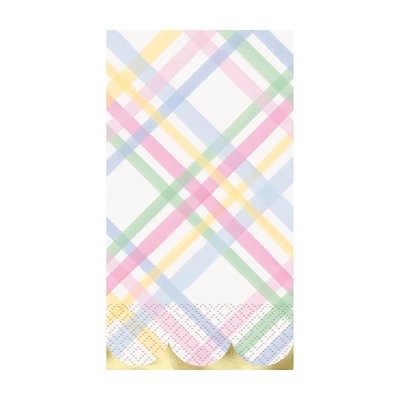 Easter Gingham Guest Napkin, 16 ct