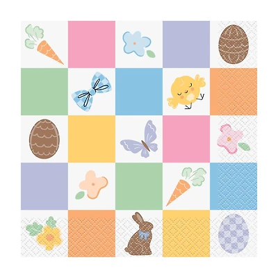 Easter Bunny Picnic Lunch Napkin, 16 ct