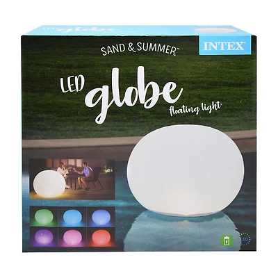 Intex Sand & Summer LED Globe Floating Light