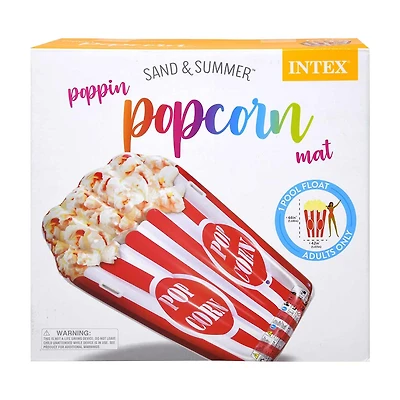 Intex Sand & Summer Poppin Popcorn Pool Float