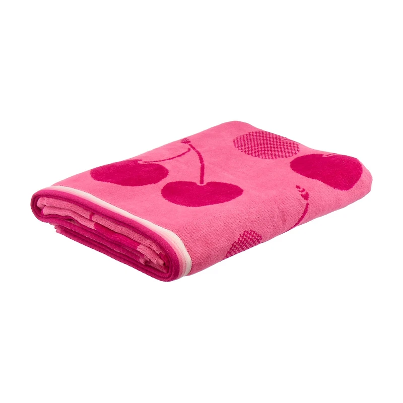 Kids Cherry Towel, 30x60 in