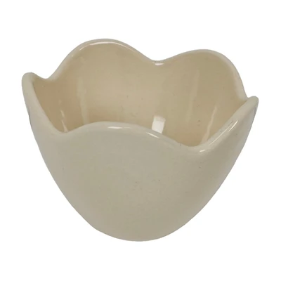White Ceramic Bowl, 3 in