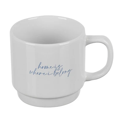 Holly Williams "Home is Where I Belong" Ceramic Coffee Mug, 14 oz