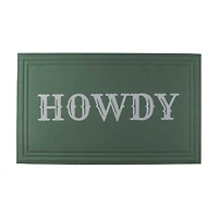 Holly Williams "Howdy" Fashionables Doormat