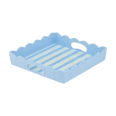 Holly Williams Blue Print Decorative Tray