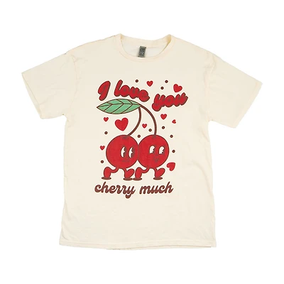 Valentine's Day 'I love you cherry much' Shirt, Medium