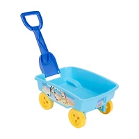 Bluey Shovel, Rake, Scoop and Wagon Set