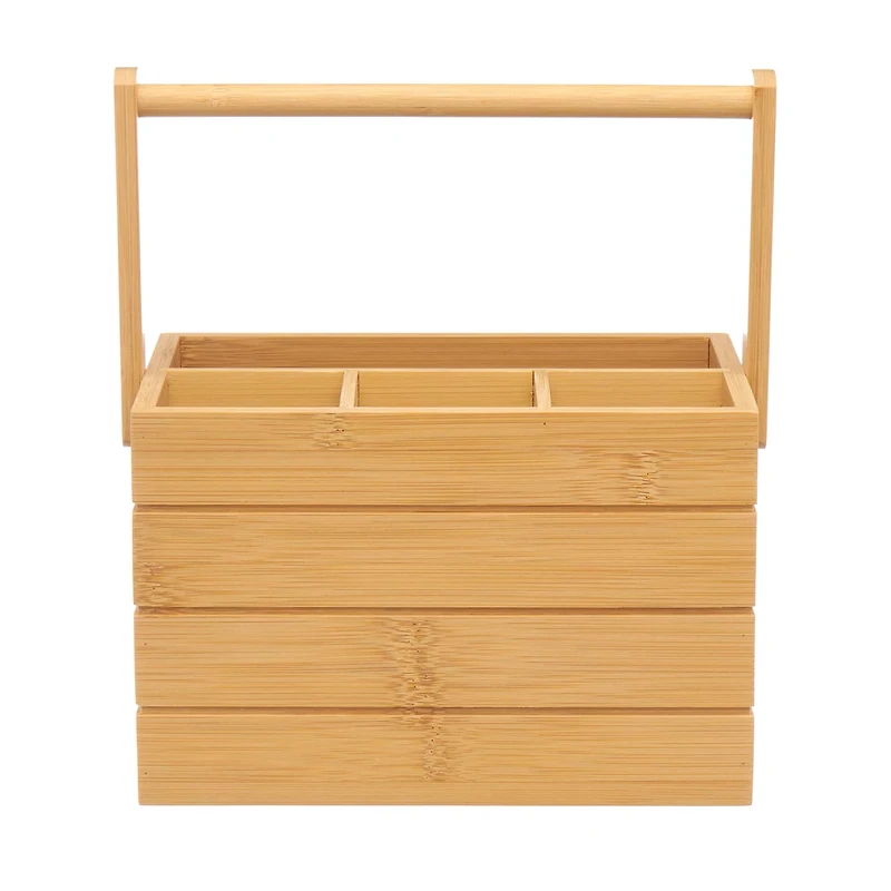 Bamboo Flatware Caddy
