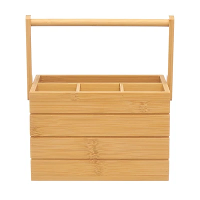 Bamboo Flatware Caddy