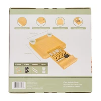Just In For Your Home Bamboo Charcuterie Cheese Board Set