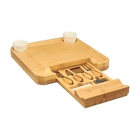 Just In For Your Home Bamboo Charcuterie Cheese Board Set