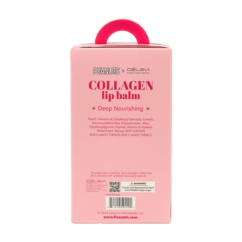 Celave Limited Edition Collagen Lip Balm, Snoopy