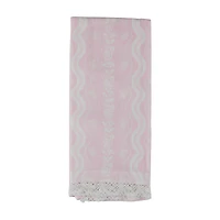 Holly Williams Pink Trim Kitchen Towel
