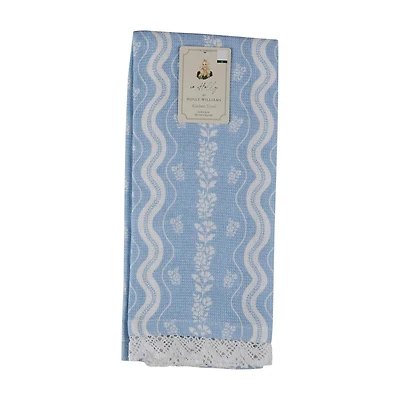 Holly Williams Blue Trim Kitchen Towel