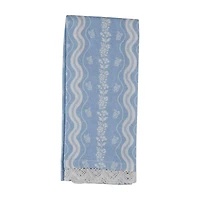 Holly Williams Blue Trim Kitchen Towel