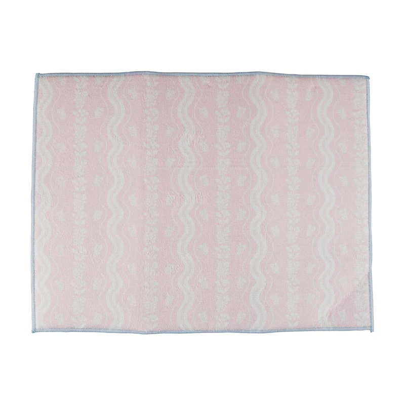 Holly Williams Pink Striped Drying Mat