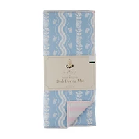 Holly Williams Blue Striped Drying Mat