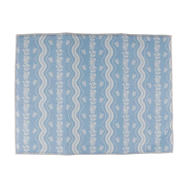 Holly Williams Blue Striped Drying Mat