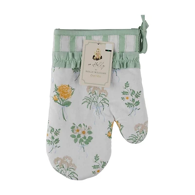 Holly Williams Floral Oven Mitt