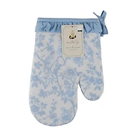 Holly Williams Blue Trim Oven Mitt