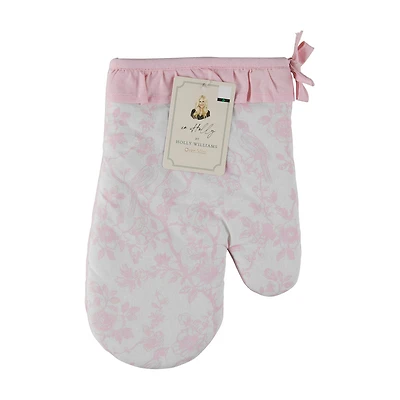 Holly Williams Pink Trim Oven Mitt