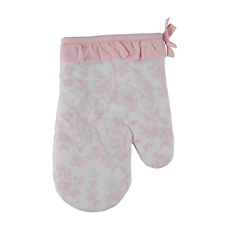 Holly Williams Pink Trim Oven Mitt