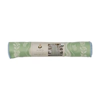 Holly Williams Green Fabric Table Runner with Piping