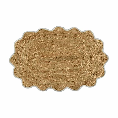 Braided Jute Rug, 24 in x 36 in