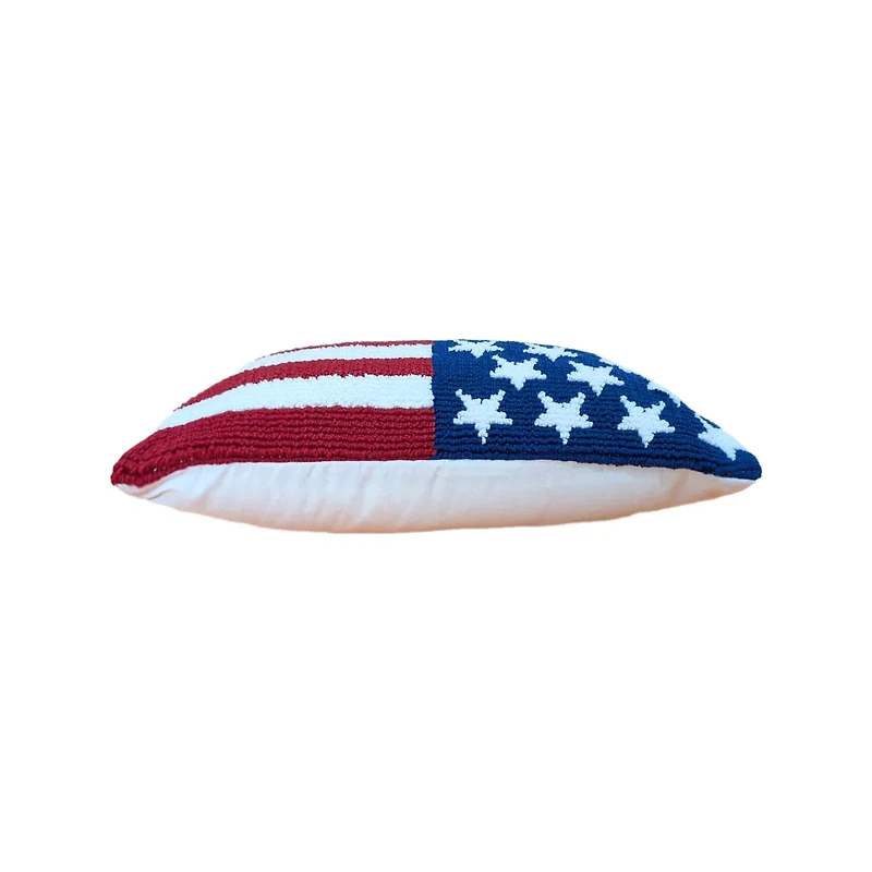 Patriotic Flag Decorative Pillow, 12 in x 18 in