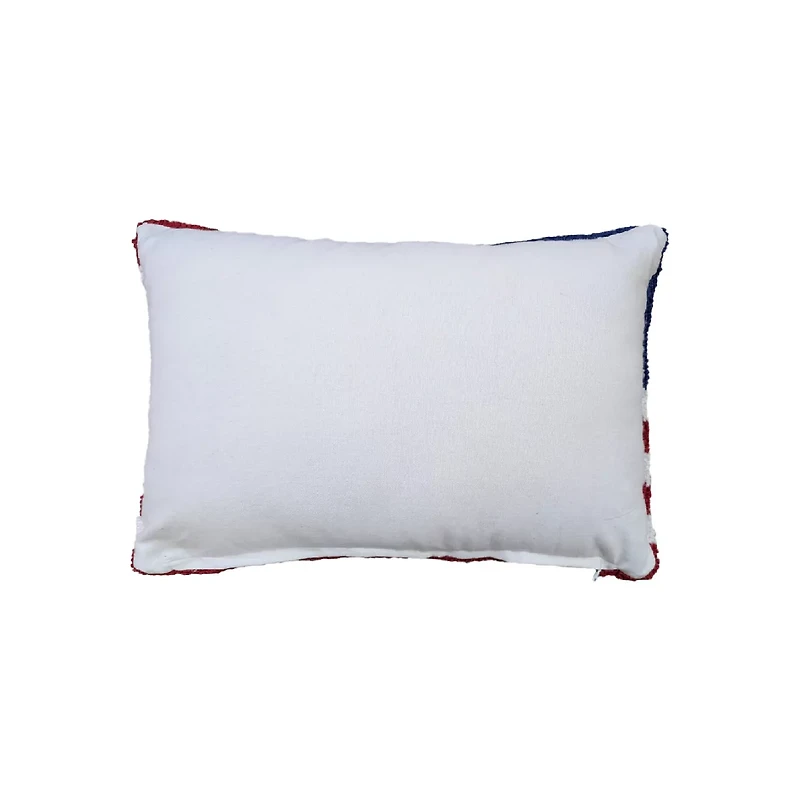 Patriotic Flag Decorative Pillow, 12 in x 18 in