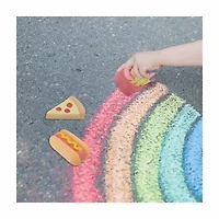 Game On Sweet Treat & Food Sidewalk Chalk, 6 pk