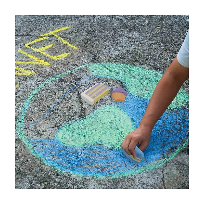 Game On Sweet Treat & Food Sidewalk Chalk, 6 pk