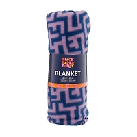Black Paper Party Black History Month Blanket, 48x48 in