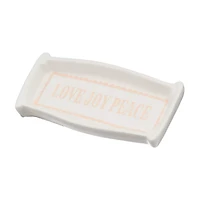 Holly Williams "Love Joy Peace" Ceramic Tray