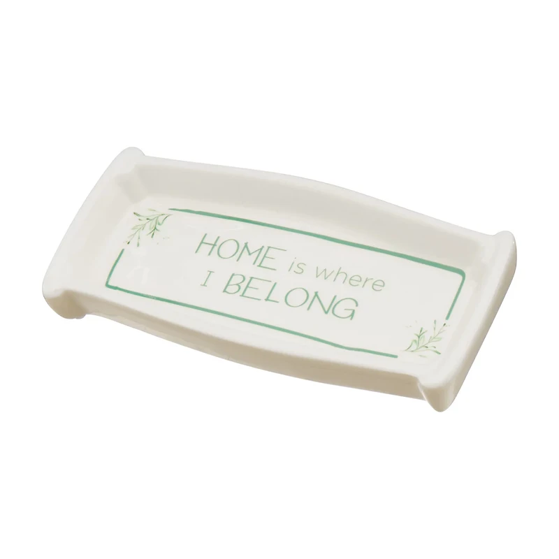 Holly Williams "Home is Where I Belong" Ceramic Tray