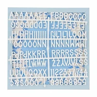 Holly Williams Blue Message Board, 10x10 in