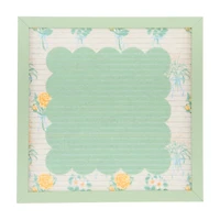 Holly Williams Green Message Board, 10x10 in