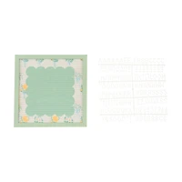 Holly Williams Green Message Board, 10x10 in