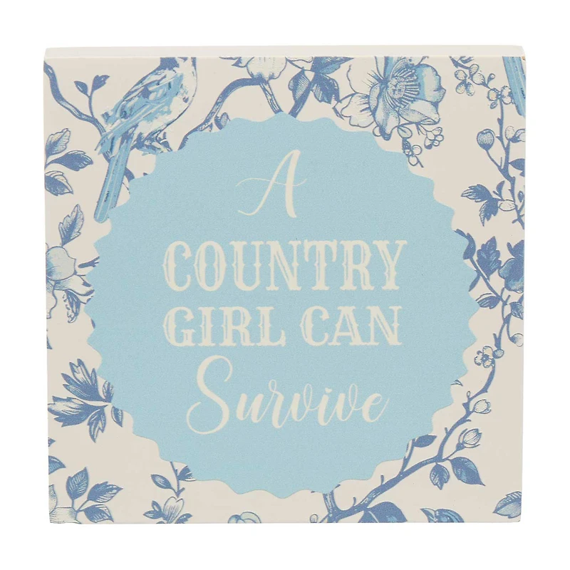 Holly Williams "Country Girl" Word Block