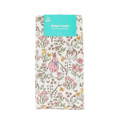 Happy Easter Bunny Kitchen Towels, 16x26 in, 2 pk