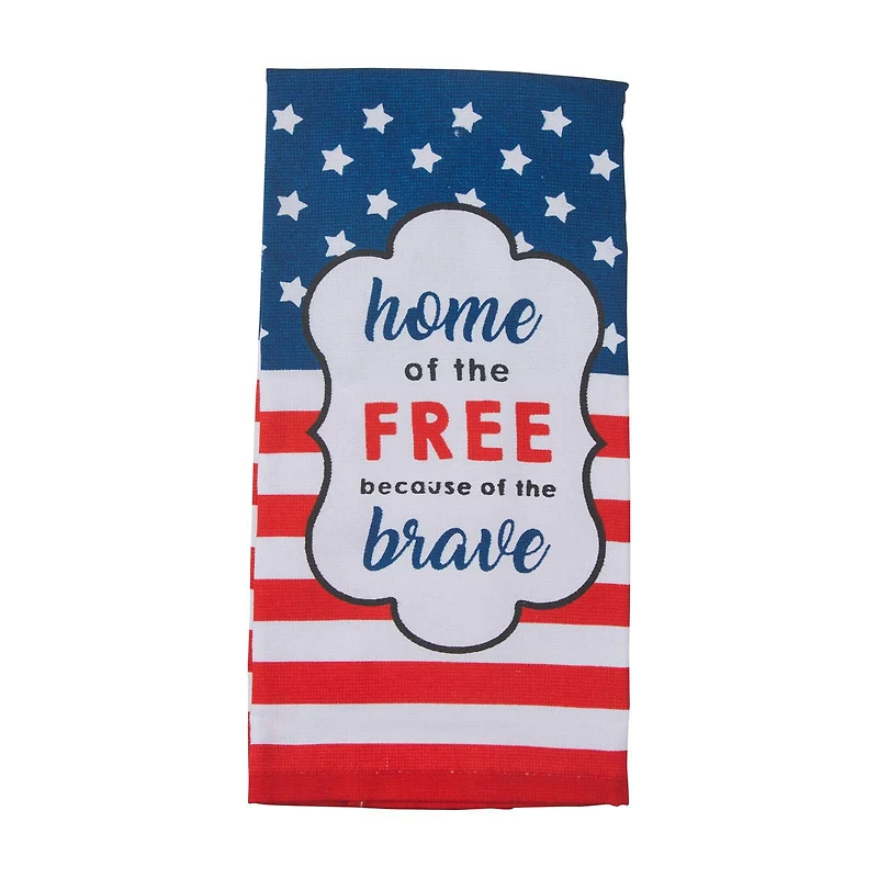 "Home of the Free" Kitchen Towel