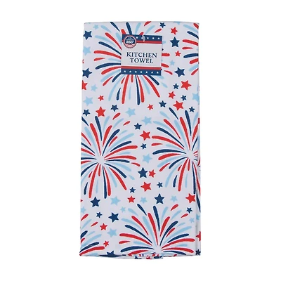 Fireworks Kitchen Towel