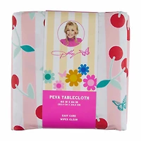 Dolly Parton Cherry Print PEVA Table Cover, 60x84 in