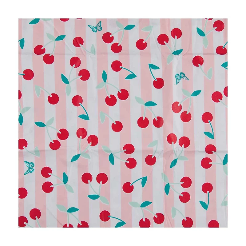 Dolly Parton Cherry Print PEVA Table Cover, 60x84 in